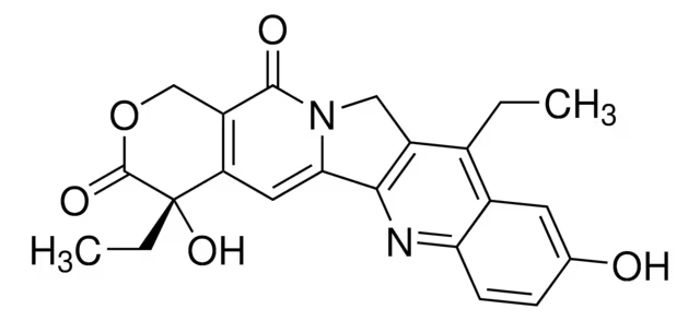 7-Ethyl-10-hydroxycamptothecin structure, CAS 86639-52-3