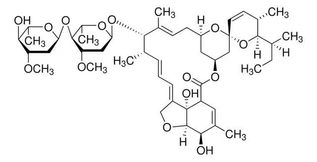 Abamectin structure, CAS 71751-41-2