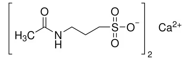 Acamprosate calcium structure, CAS 77337-73-6