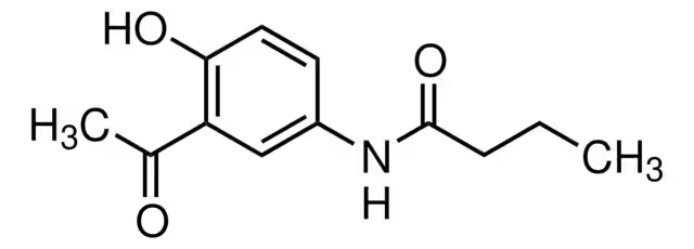 Acebutolol hydrochloride structure, CAS 34381-68-5