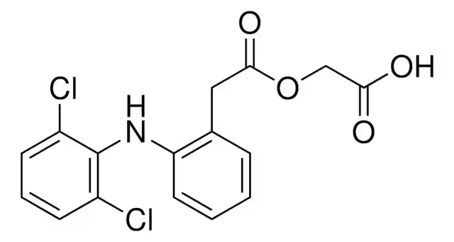 Aceclofenac structure, CAS 89796-99-6