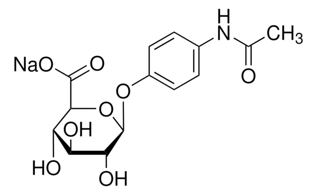 Acetaminophen glucuronide structure, CAS 120595-80-4