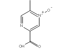 Acipimox structure, CAS 51037-30-0