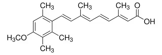 Acitretin structure, CAS 55079-83-9