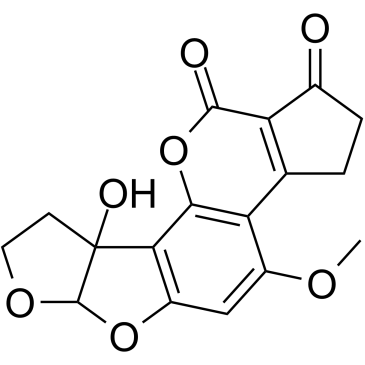 Aflatoxin M2 structure, CAS 6885-57-0