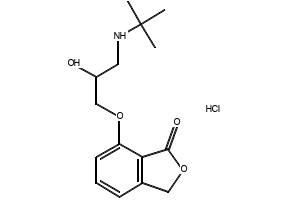 Afurolol structure, CAS 65776-67-2