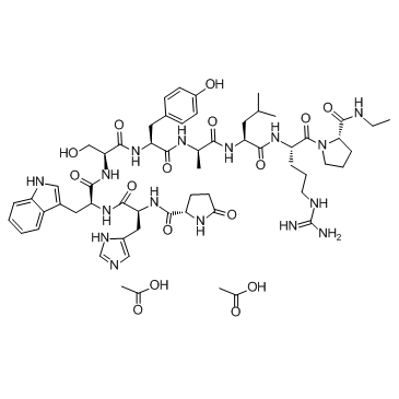 Alarelin acetate structure, CAS 79561-22-1