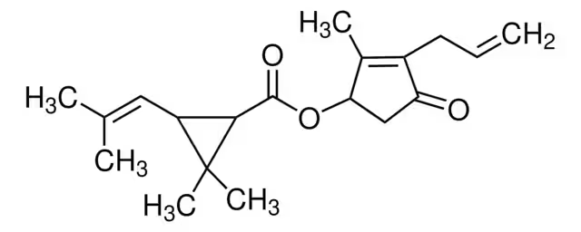 Allethrin structure, CAS 584-79-2