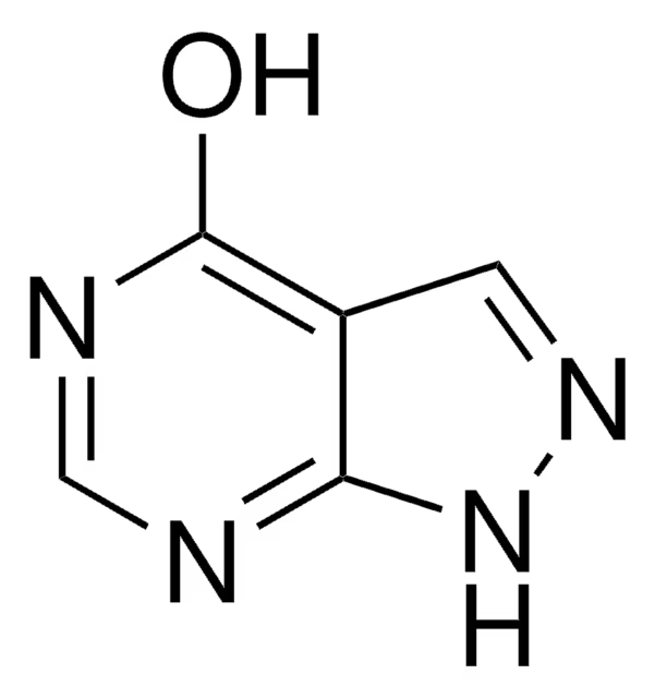 Allopurinol structure, CAS 315-30-0