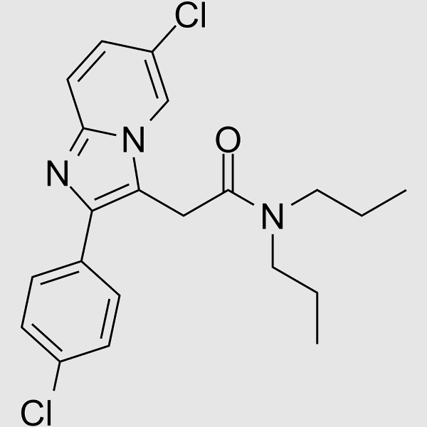 Alpidem structure, CAS 82626-01-5