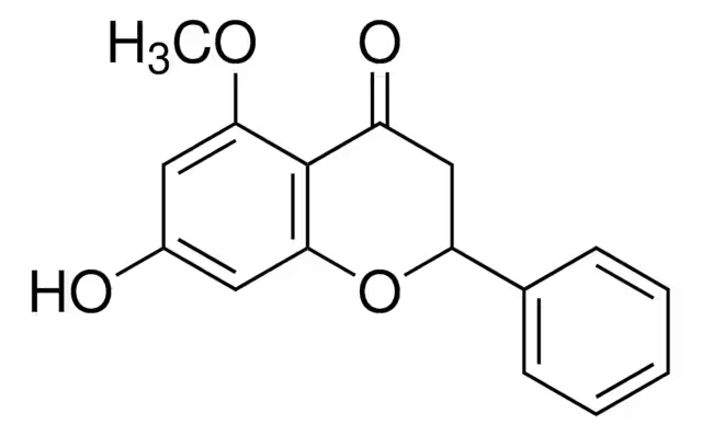 Alpinetin structure, CAS 1090-65-9
