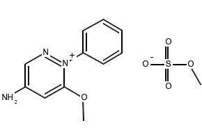 Amezinium methyl sulfate structure, CAS 30578-37-1