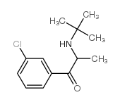 Amfebutamone structure, CAS 34911-55-2