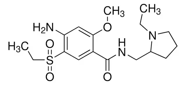 Amisulpride structure, CAS 71675-85-9
