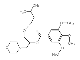 Amoproxan structure, CAS 22661-76-3