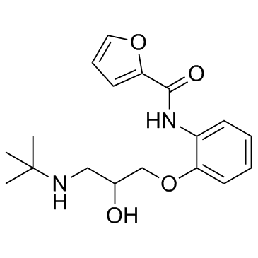 Ancarolol structure, CAS 75748-50-4