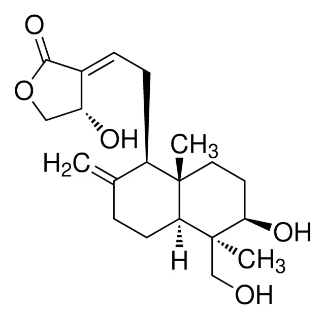 Andrographolide structure, CAS 5508-58-7