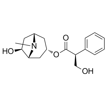 Anisodamine structure, CAS 55869-99-3