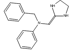 Antazoline structure, CAS 91-75-8