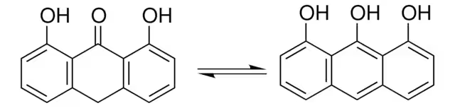 Anthralin structure, CAS 1143-38-0