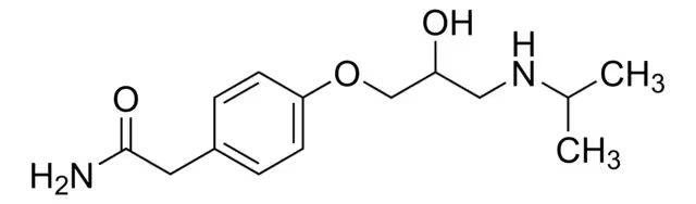 Atenolol structure, CAS 29122-68-7
