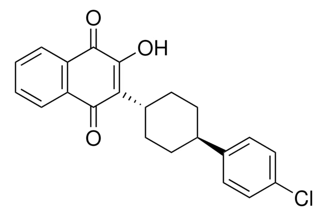 Atovaquone structure, CAS 95233-18-4