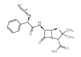 Azidocillin structure, CAS 17243-38-8
