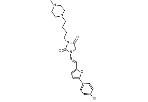 Azimilide structure, CAS 149908-53-2