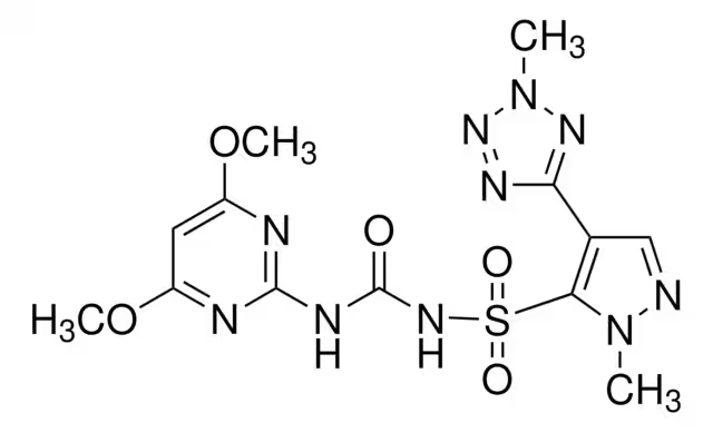 Azimsulfuron structure, CAS 120162-55-2