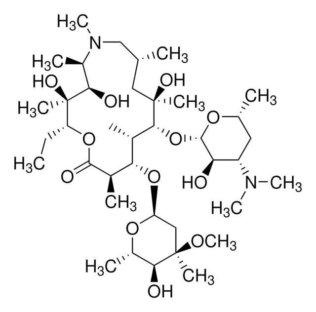 Azithromycin structure, CAS 83905-01-5