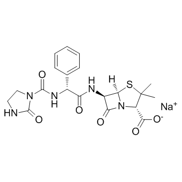 Azlocillin sodium structure, CAS 37091-65-9