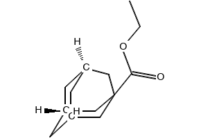 1-Adamantanecarboxylic acid ethyl ester structure, CAS 2094-73-7