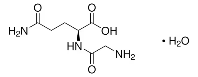 Glycyl-L-glutamine structure, CAS 172669-64-6