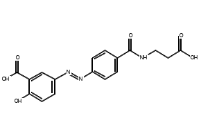 Balsalazide structure, CAS 80573-04-2