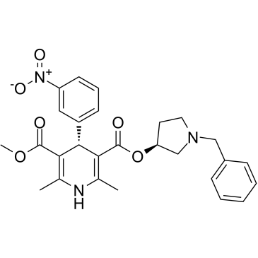 Barnidipine structure, CAS 104713-75-9
