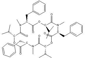 Beauvericin structure, CAS 26048-05-5