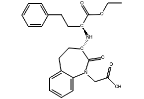 Benazepril structure, CAS 86541-75-5