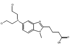 Bendamustine structure, CAS 16506-27-7