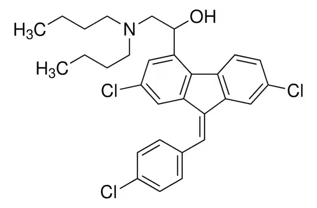 Benflumetol structure, CAS 82186-77-4