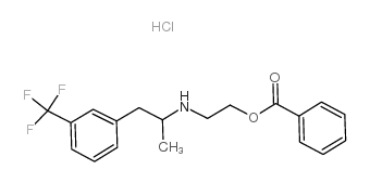 Benfluorex hydrochloride structure, CAS 23602-78-0