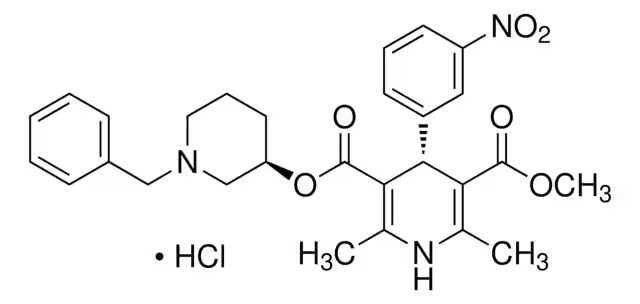 Benidipine hydrochloride structure, CAS 105979-17-7