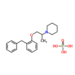 Benproperine phosphate structure, CAS 19428-14-9