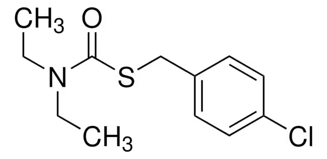 Benthiocarb structure, CAS 28249-77-6