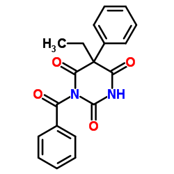 Benzobarbital structure, CAS 744-80-9