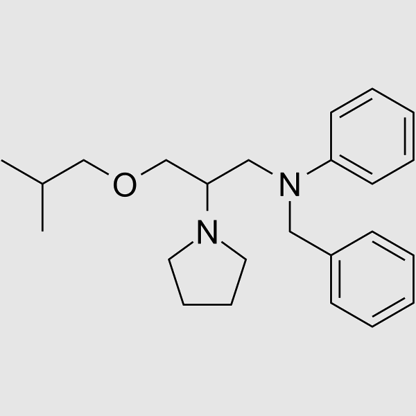 Bepridil hydrochloride monohydrate/bepridil structure, CAS 64706-54-3