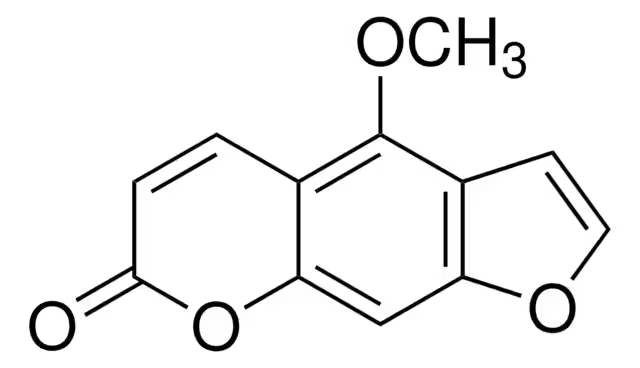 Bergapten structure, CAS 484-20-8