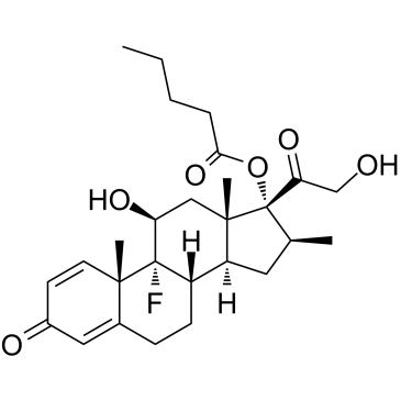 Betamethasone-17-valerate structure, CAS 2152-44-5