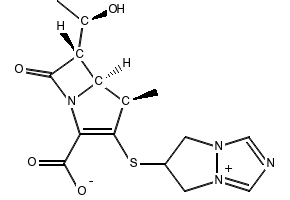 Biapenem structure, CAS 120410-24-4