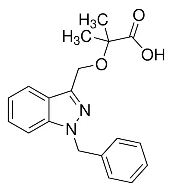 Bindarit structure, CAS 130641-38-2