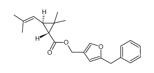 Bioresmethrin structure, CAS 28434-01-7